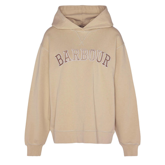 Barbour Womens Northumberland Hoodie White Pepper - The Sporting Lodge