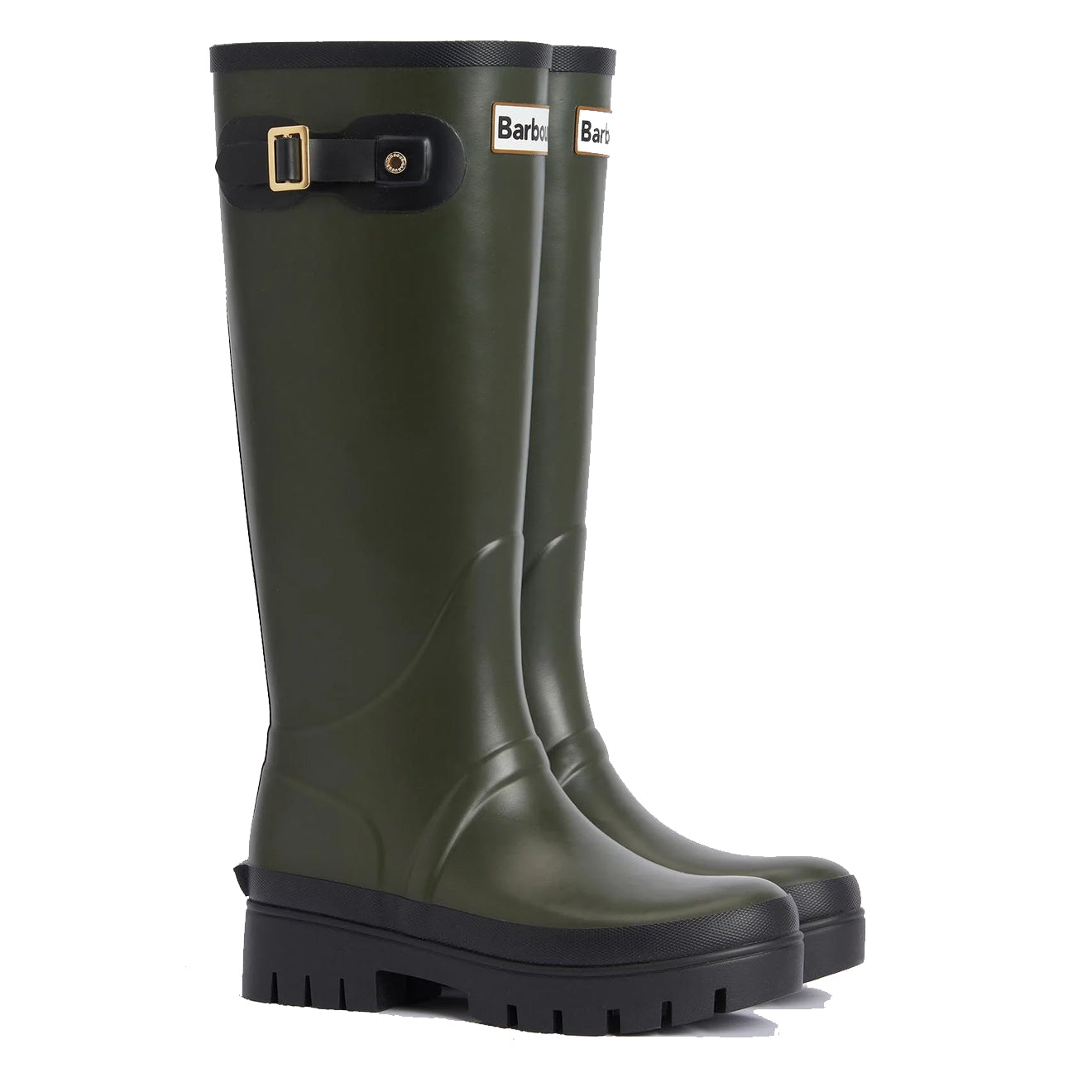 Barbour Womens Snowdon Tall Welly Olive/Black