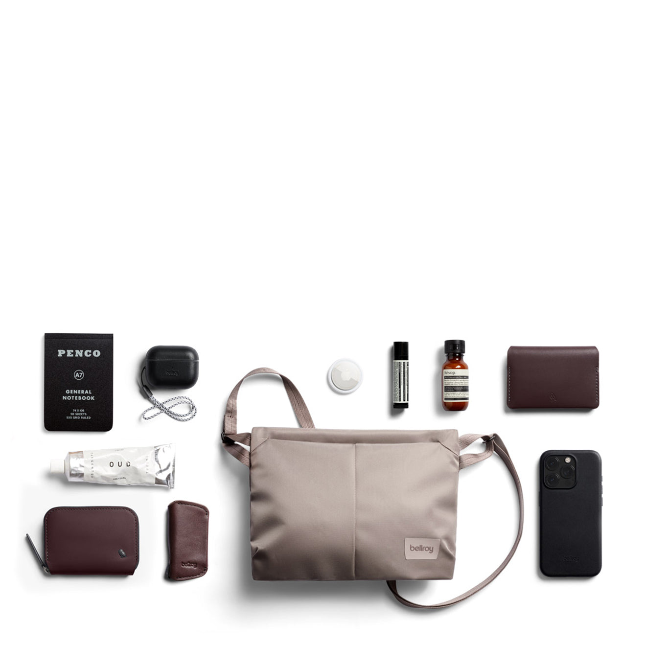 Bellroy Laneway Sacoche Bag Fawn - The Sporting Lodge