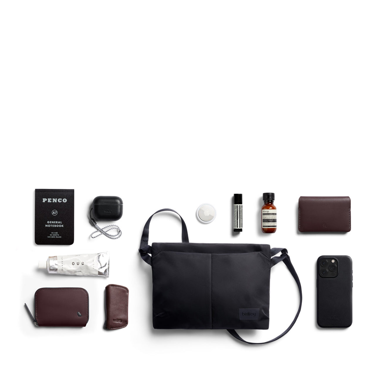 Bellroy Laneway Sacoche Bag Ink - The Sporting Lodge