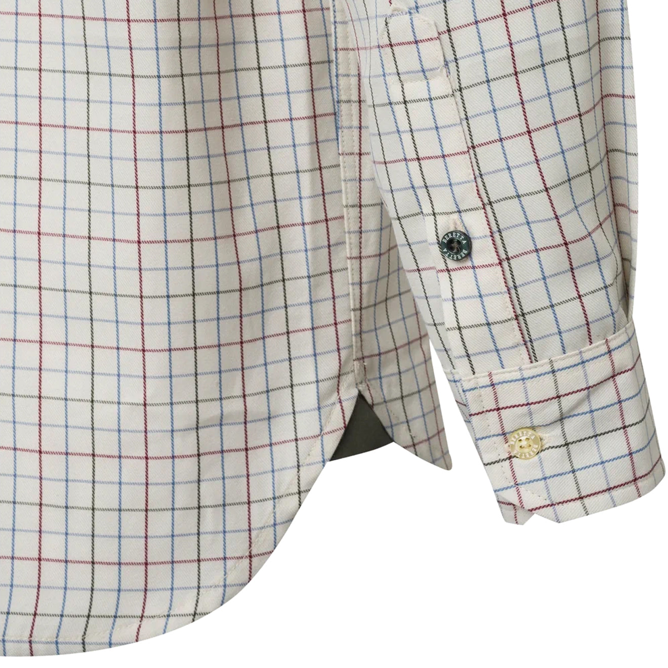 Beretta Charlow LS Shirt Ivory / Blue Check