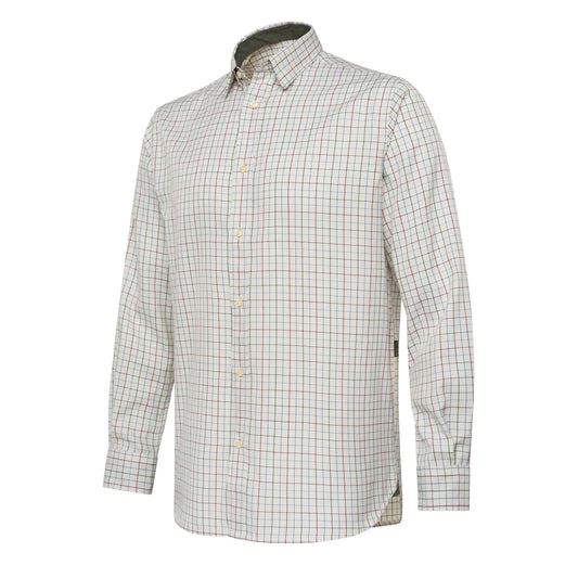 Beretta Charlow LS Shirt Ivory / Blue Check