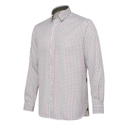 Beretta Charlow LS Shirt White & Green Check