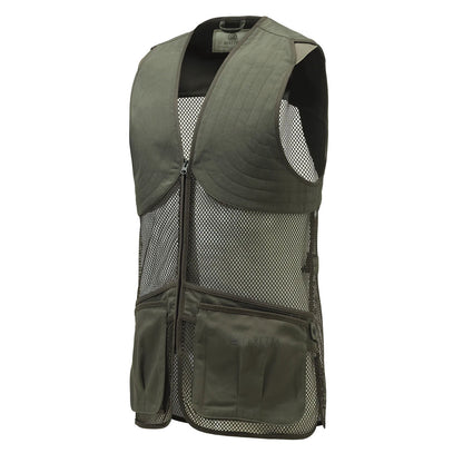 Beretta Full Mesh Shooting Vest Green Moss - The Sporting Lodge