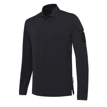 Beretta Miller Polo Long Sleeves Black - The Sporting Lodge