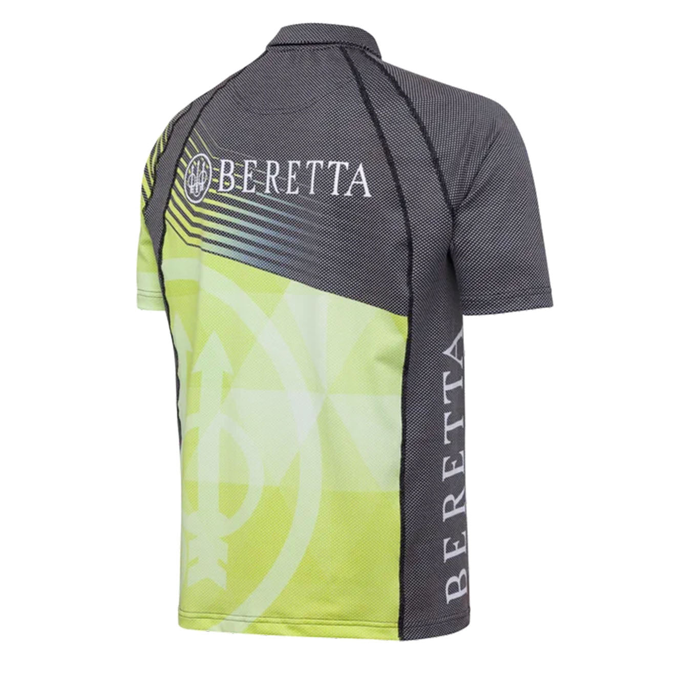 Beretta Rush Graph Polo Black & Sulphur - The Sporting Lodge