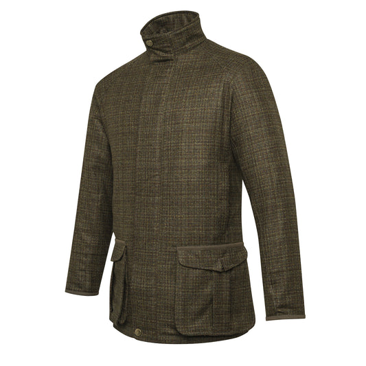 Beretta St James Coat Green & Rust Check - The Sporting Lodge