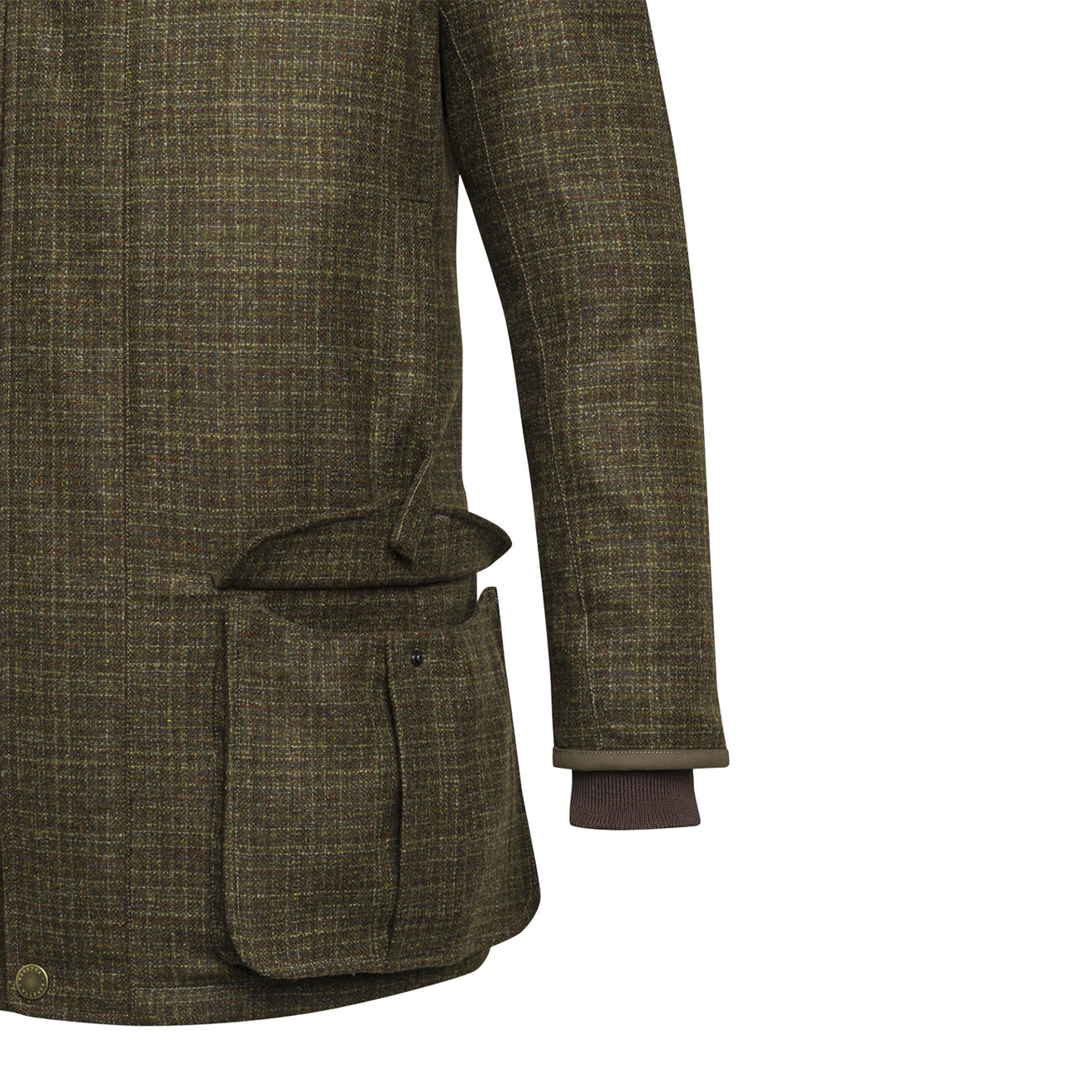 Beretta St James Coat Green & Rust Check - The Sporting Lodge