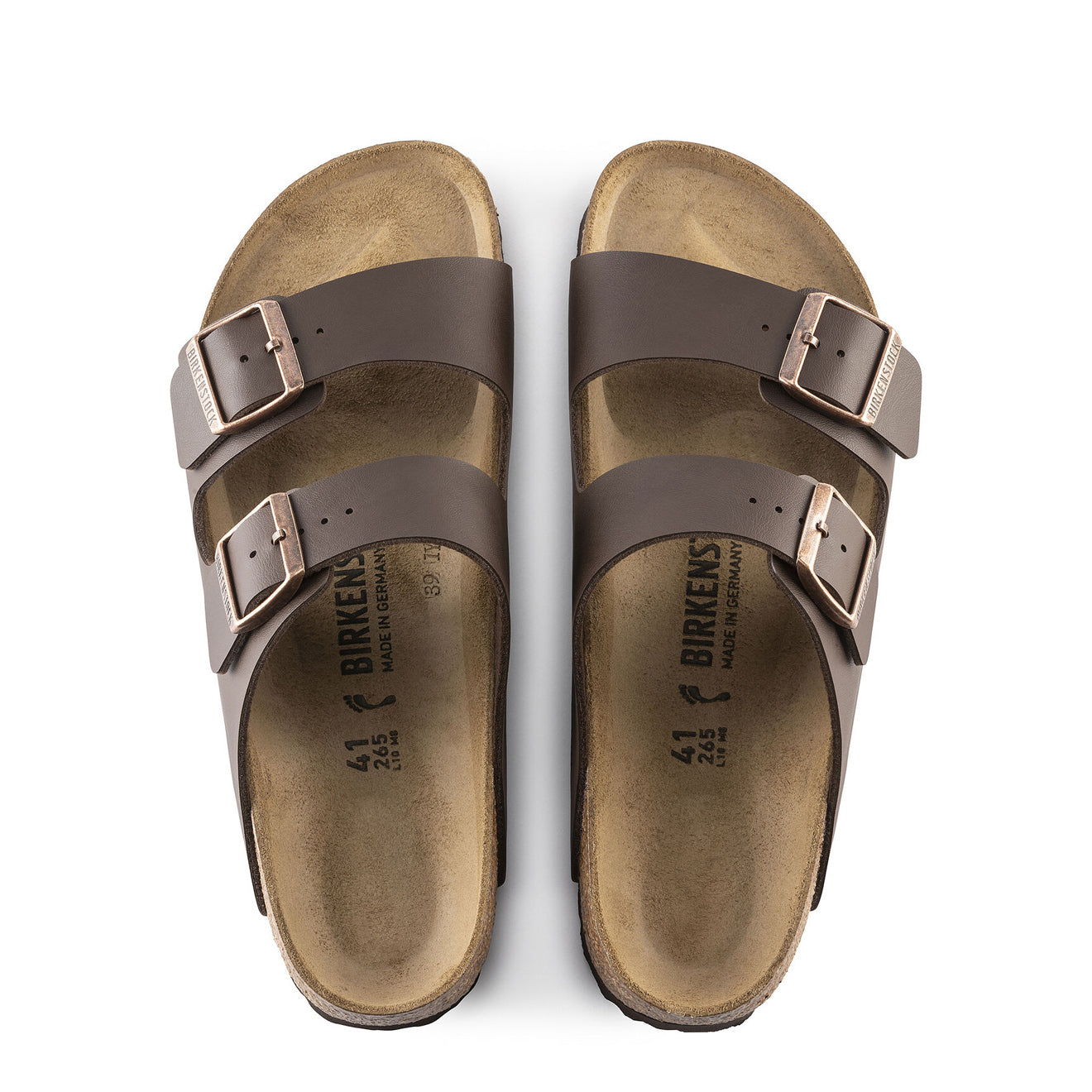 Birkenstock Arizona BF Reg Sandal Dark Brown - The Sporting Lodge