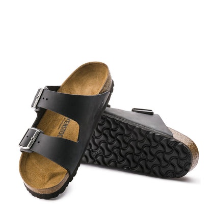 Birkenstock Arizona Regular Sandal Oiled Leather Black