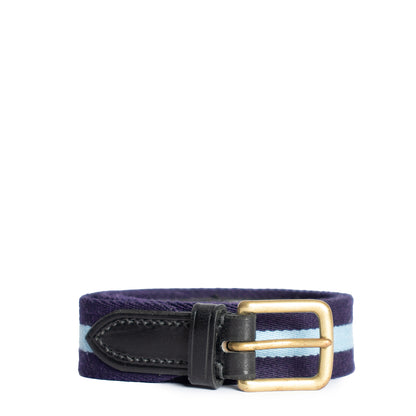 Brady Web Belt Navy / Light Blue - The Sporting Lodge