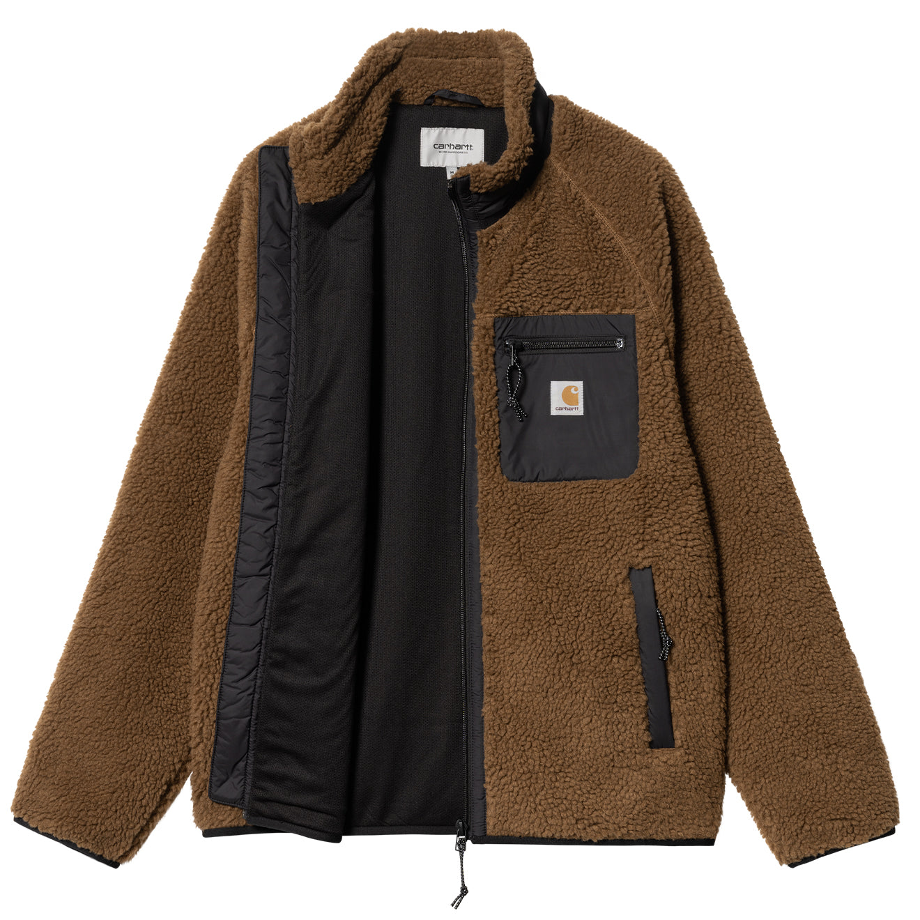 Carhartt WIP Prentis Liner Fleece Deep H Brown Black