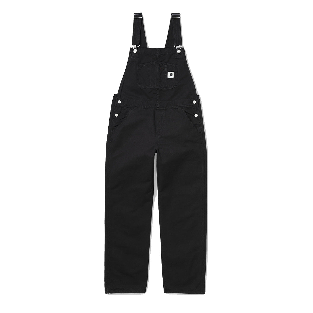 Carhartt WIP Womens Bib Overall Straight Black - The Sporting Lodge