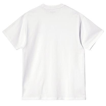 Carhartt WIP American Script T-Shirt White - The Sporting Lodge