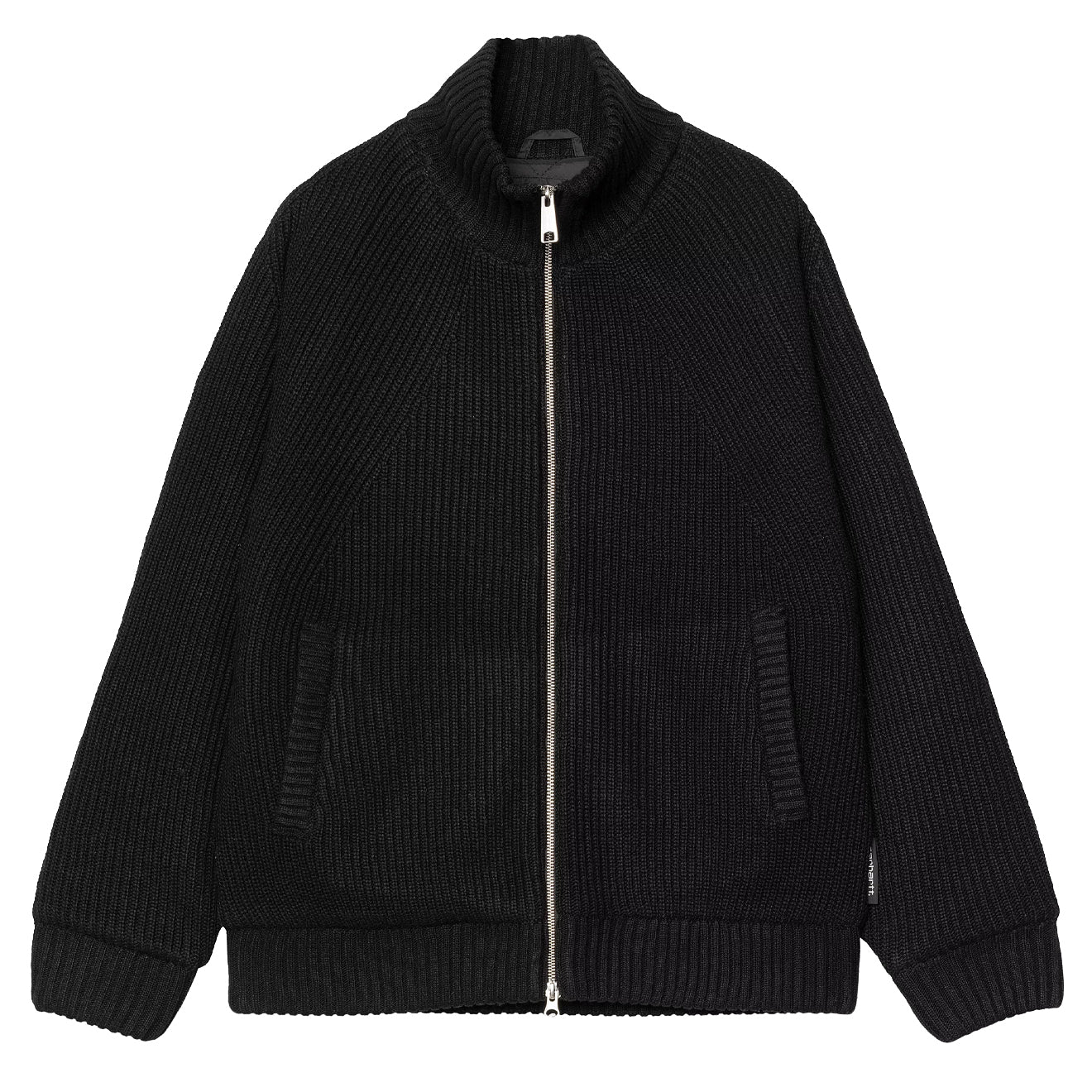 Carhartt WIP Banley Sweater Jacket Black - The Sporting Lodge