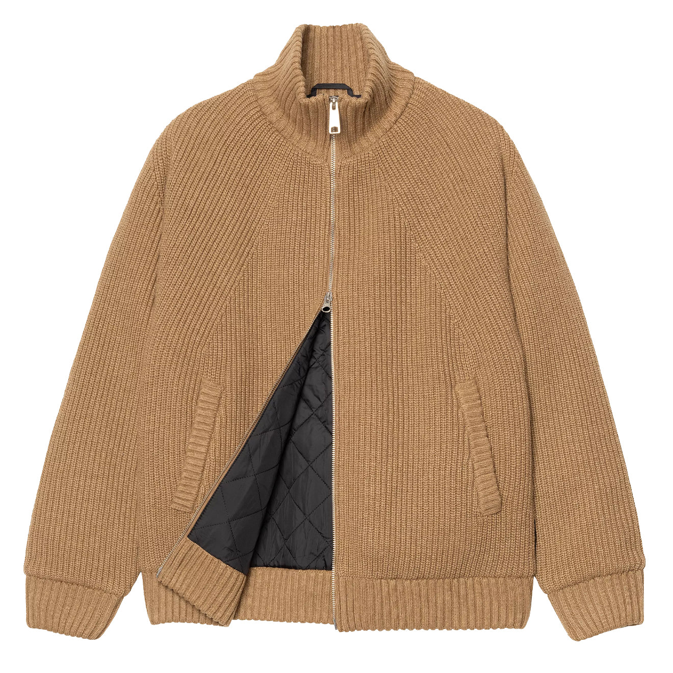 Carhartt WIP Banley Sweater Jacket Peanut - The Sporting Lodge