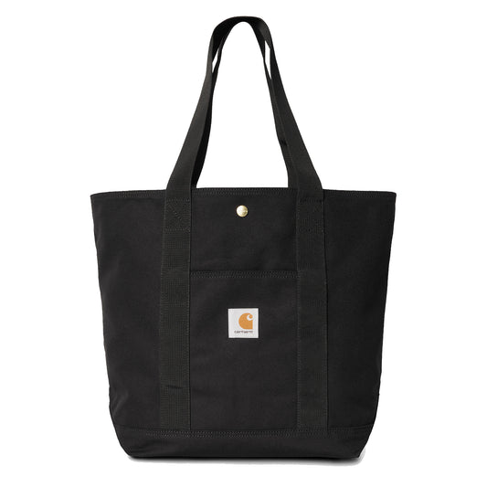 Carhartt WIP Canvas Tote Black Rinsed - The Sporting Lodge