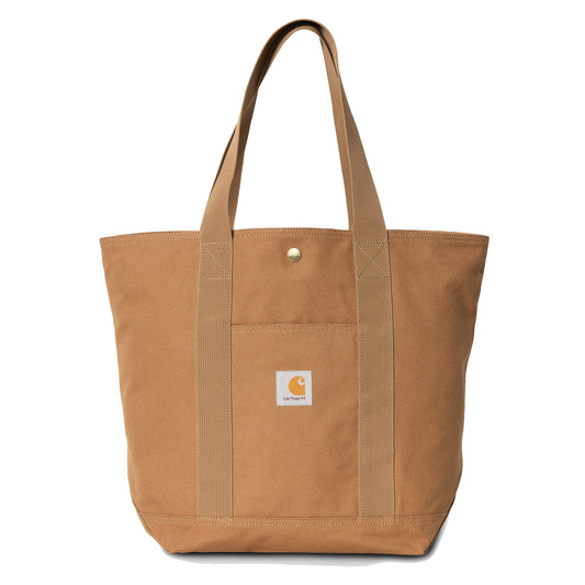 Carhartt WIP Canvas Tote Hamilton Brown Rinsed - The Sporting Lodge