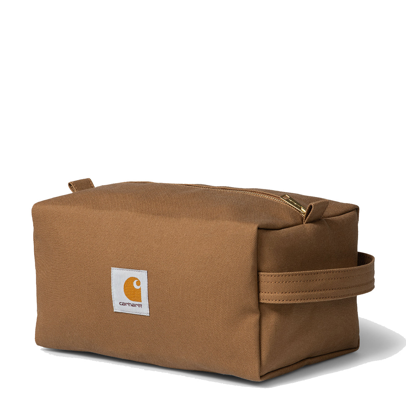 Carhartt WIP Canvas Washbag Hamilton Brown