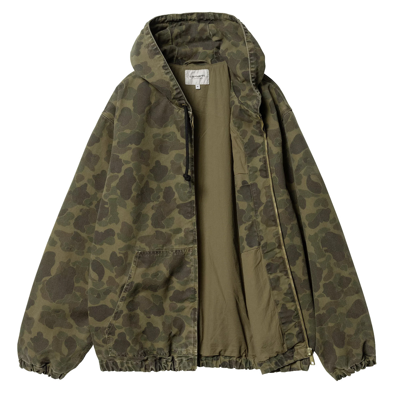 Carhartt WIP Duck Active Jacket Camo Duck Green / Office Green Garment Dyed