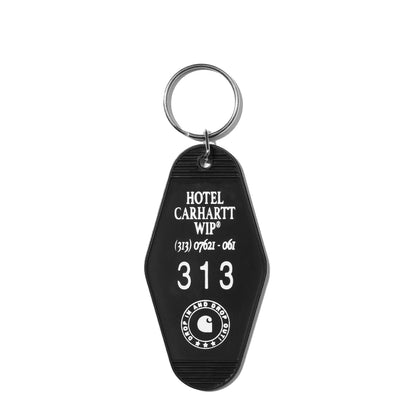 Carhartt WIP Hotel Keys Keychain Black / White