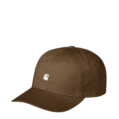 Carhartt WIP Madison Logo Cap Lumber / White - The Sporting Lodge