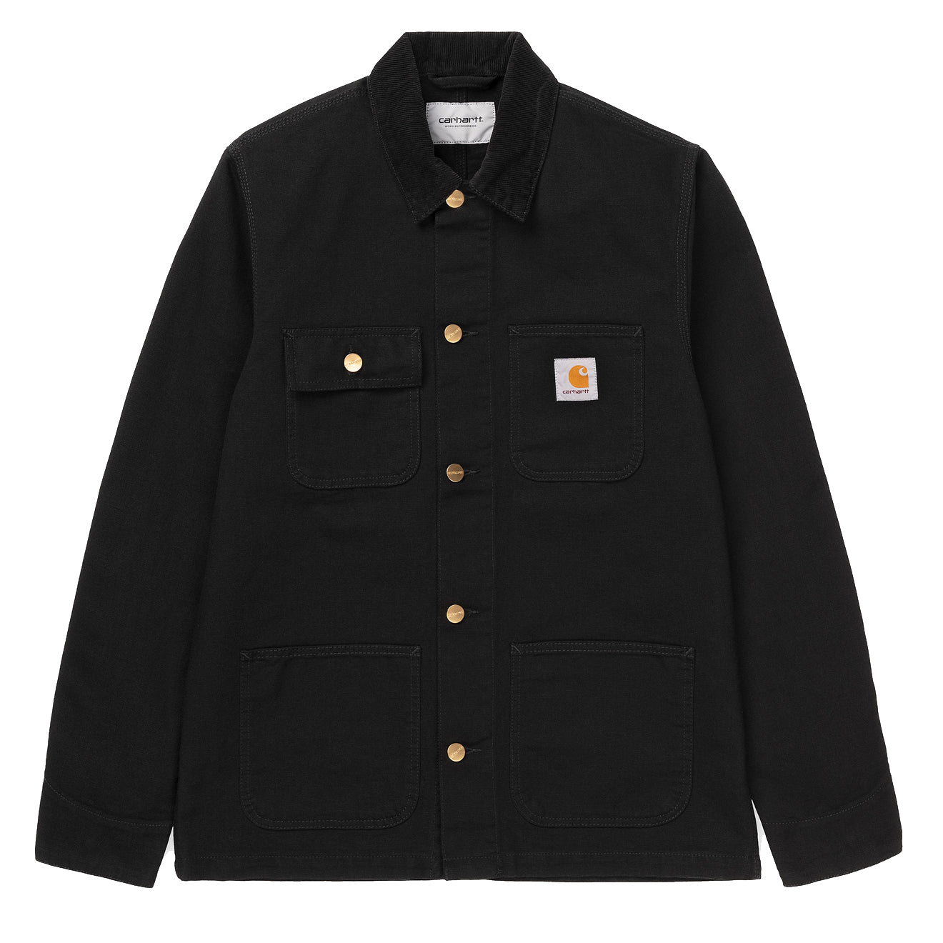 Carhartt WIP Michigan Coat Black Black Rinsed