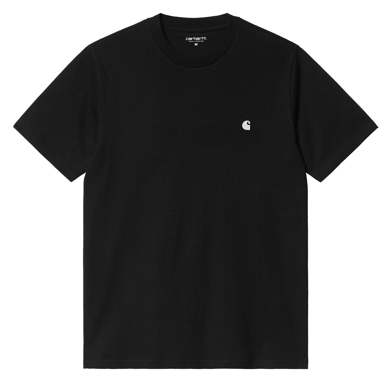 Carhartt WIP S/S Madison T-Shirt Black / White - The Sporting Lodge