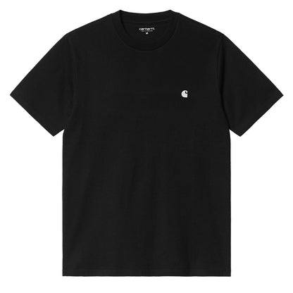 Carhartt WIP S/S Madison T-Shirt Black / White - The Sporting Lodge