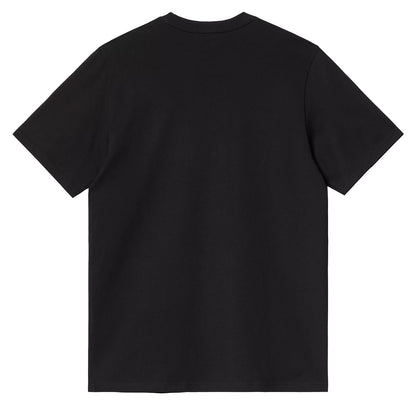 Carhartt WIP S/S Madison T-Shirt Black / White - The Sporting Lodge