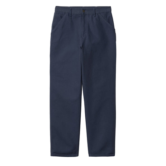 Carhartt WIP Single Knee Pant Blue Rinsed - The Sporting Lodge