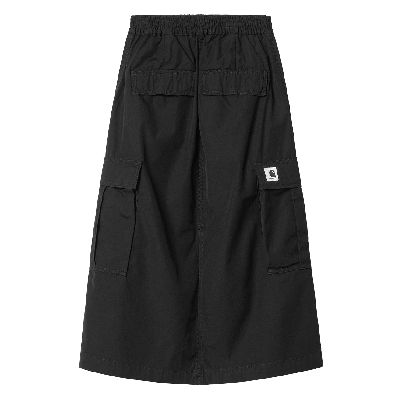 Carhartt WIP Womens Jet Cargo Skirt Black Rinsed - The Sporting Lodge