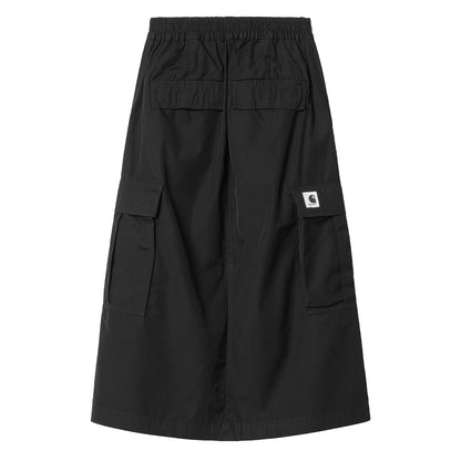 Carhartt WIP Womens Jet Cargo Skirt Black Rinsed - The Sporting Lodge