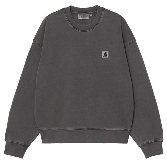 Carhartt WIP Womens Nelson Sweatshirt Graphite Garment Dyed - The Sporting Lodge