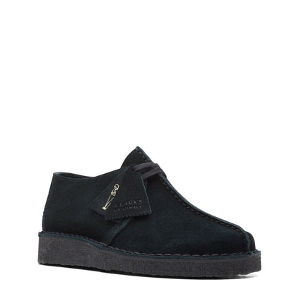 Clarks Originals Womens Desert Trek Black Suede