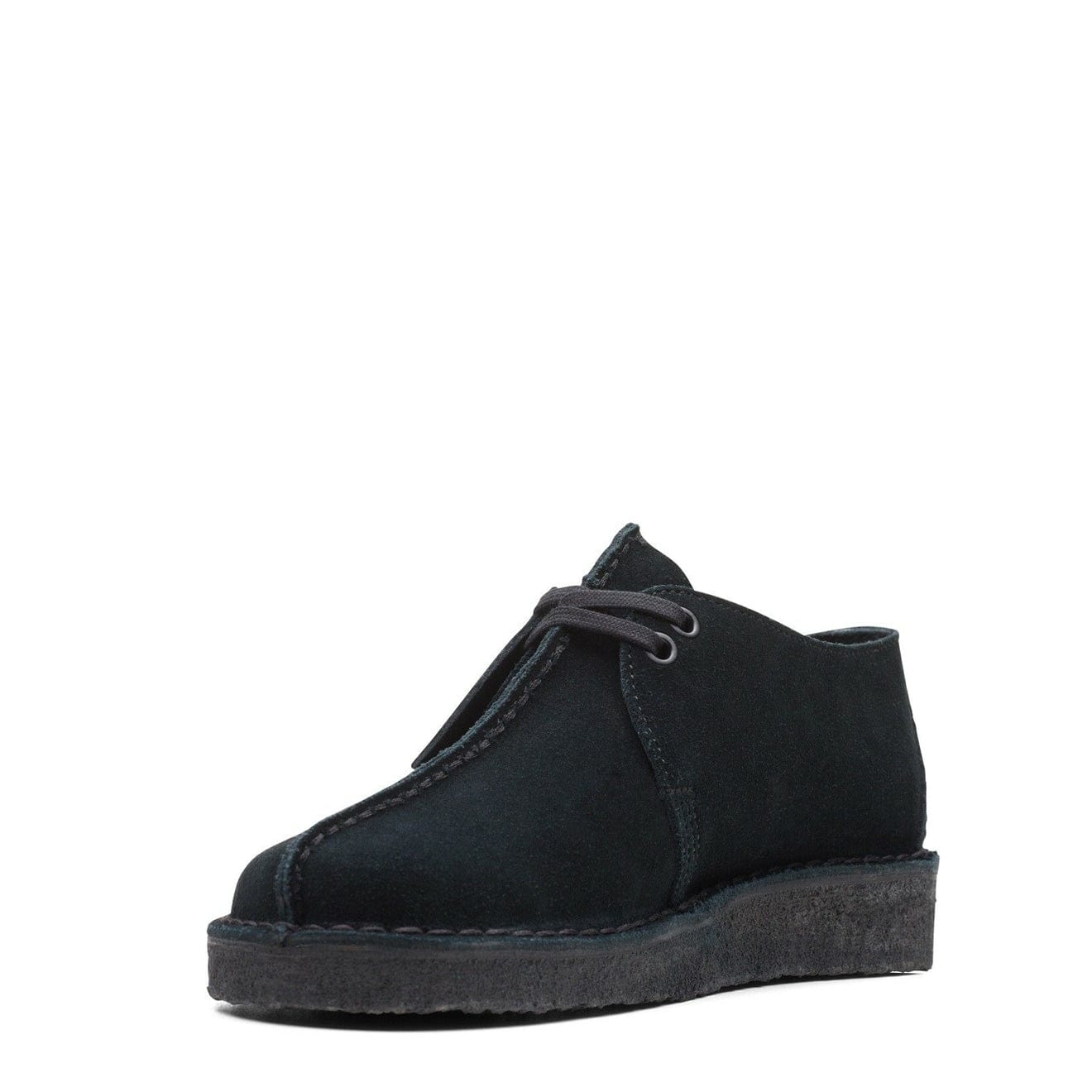 Clarks Originals Womens Desert Trek Black Suede