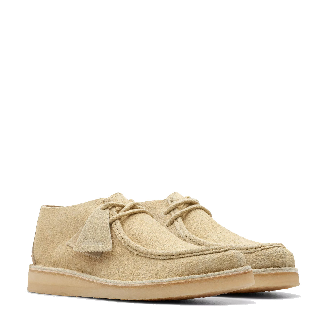 Clarks Originals Desert Nomad Shoe Maple Hairy Suede - The Sporting Lodge