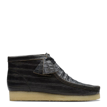 Clarks Originals Wallabee Boot Black Crocodile