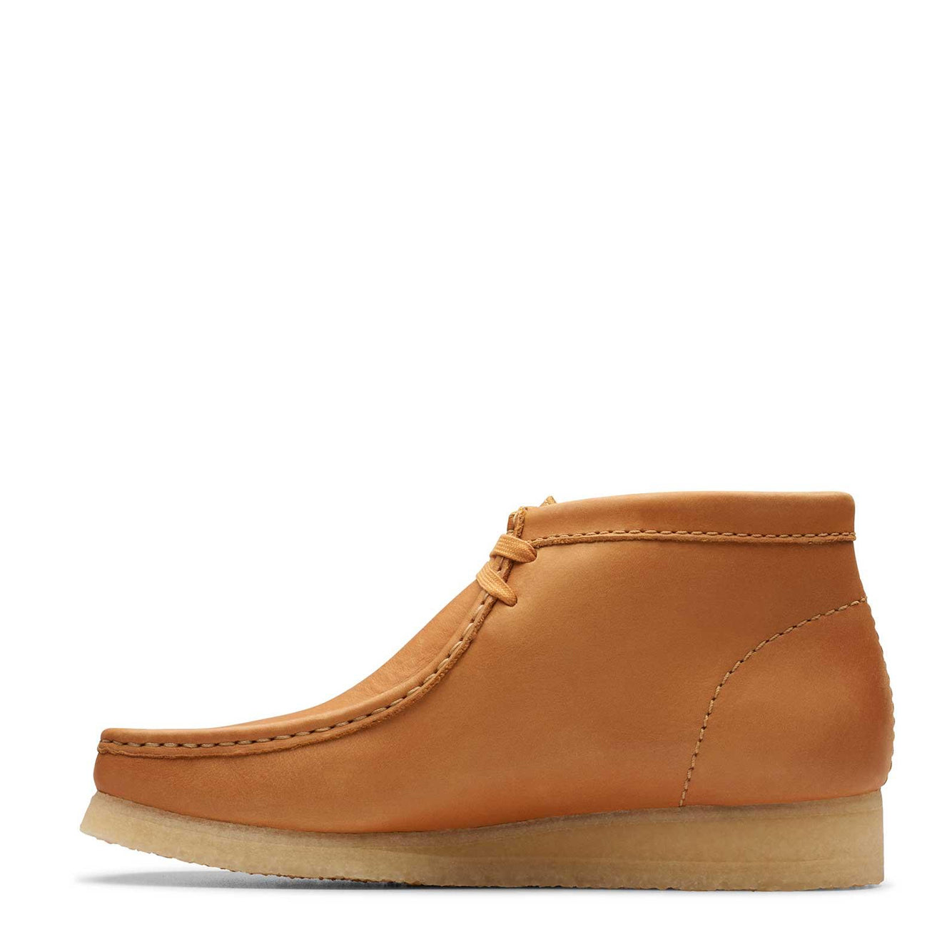 Clarks wallabee shops chestnut leather