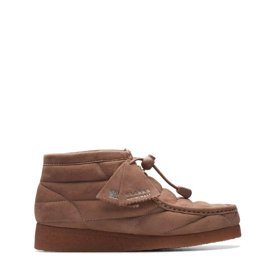 Clarks Originals Womens Wallabee Boot Burnt Brick Suede - The Sporting Lodge