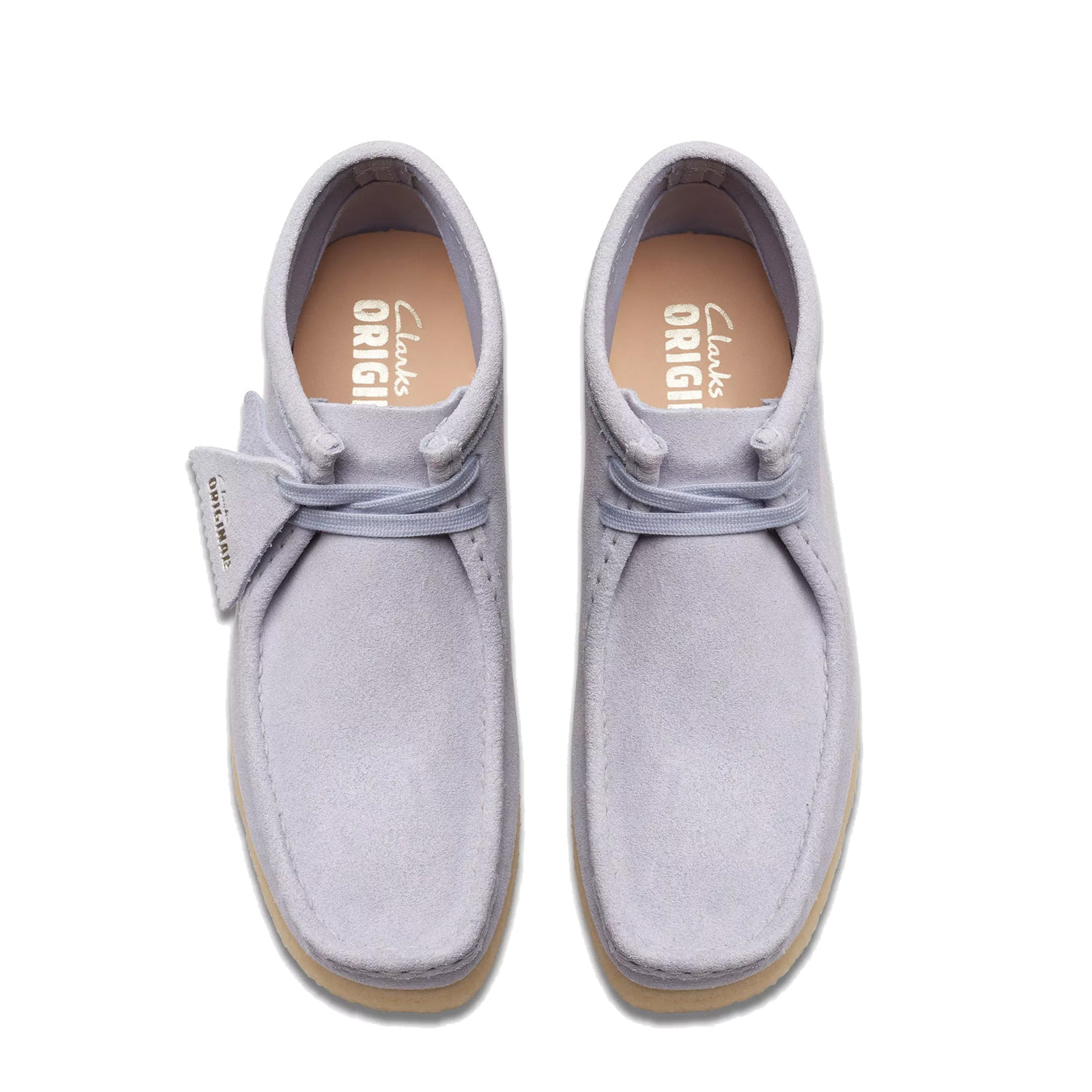 Clarks Originals Womens Wallabee Boot Cloud Grey Suede - The Sporting Lodge