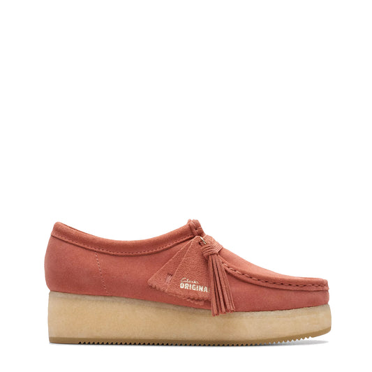 Clarks Originals Womens Wallacraft Bee Terracotta Suede - The Sporting Lodge