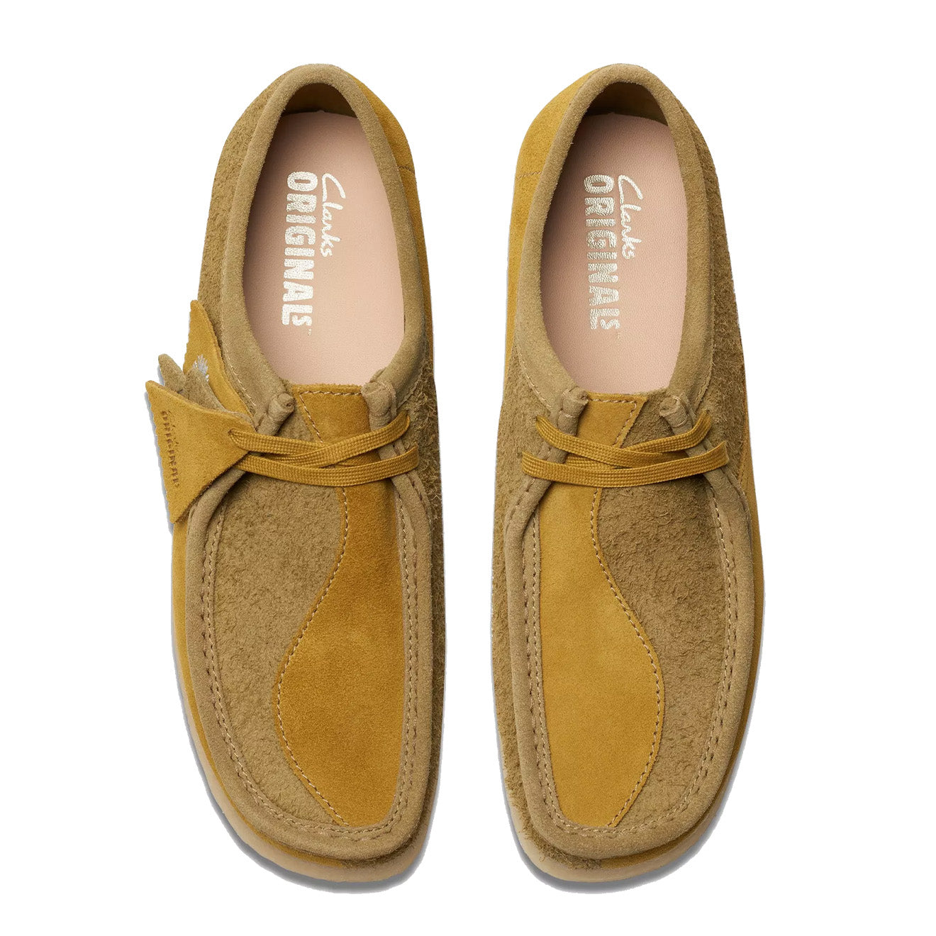 Clarks Originals Wallabee Shoe Olive Combination