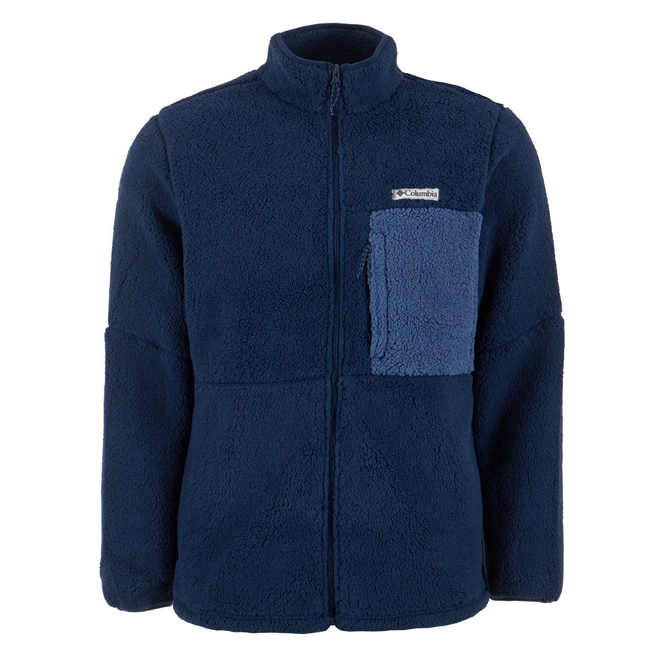 Columbia Mountainside Heavyweight Fleece Jacket Collegiate Navy Dark Mountain