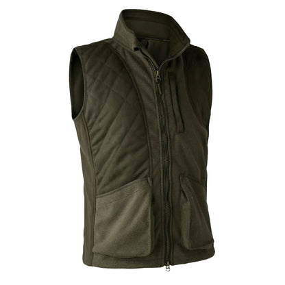 Deerhunter Gamekeeper Shooting Waistcoat Graphite Green Melange - The Sporting Lodge