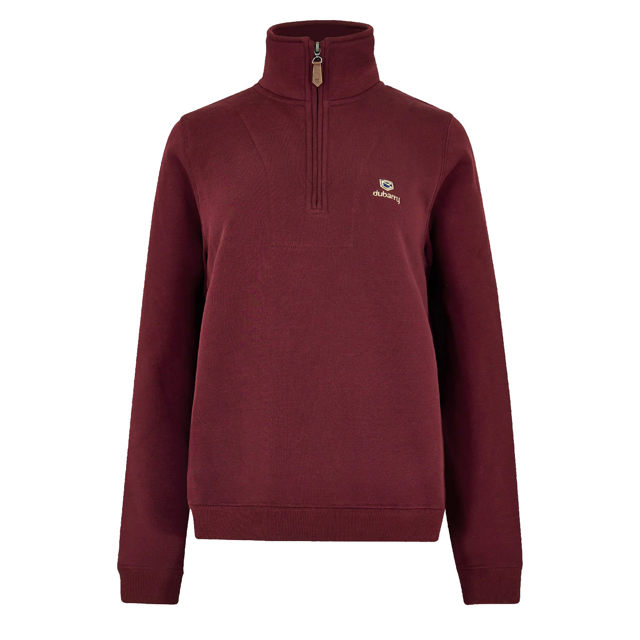 Dubarry Womens Castlemartyr Quarter Zip Ox Blood