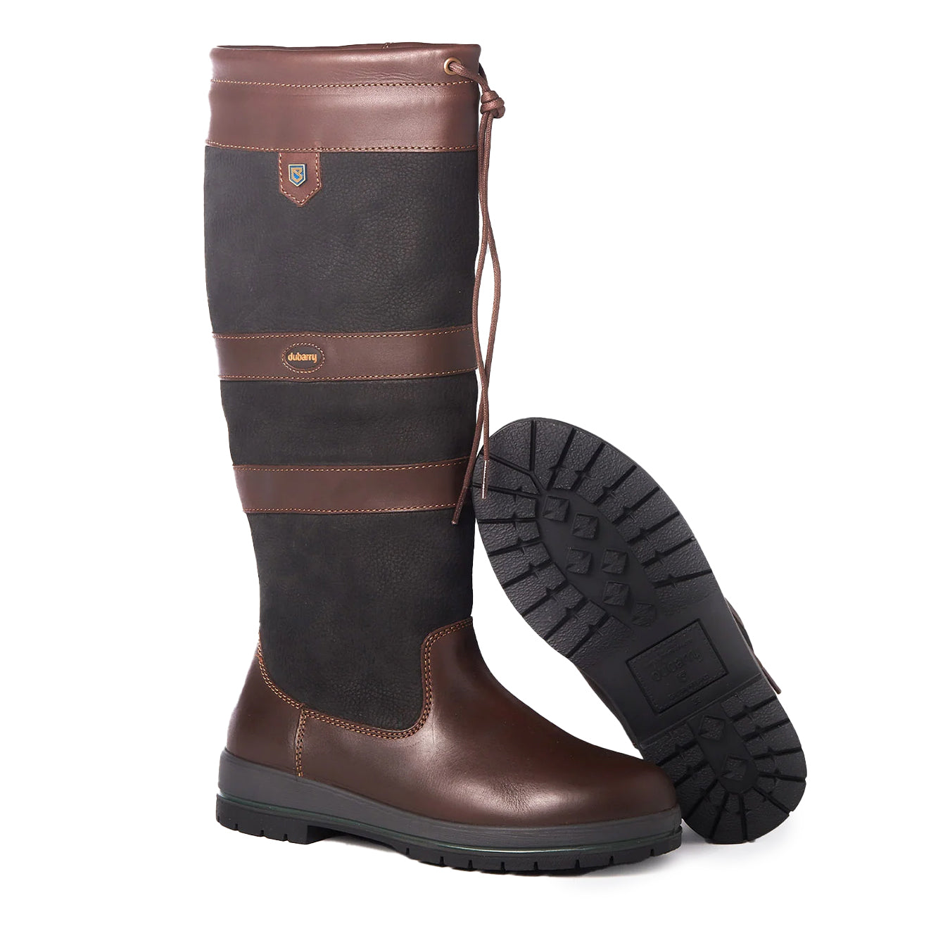 Dubarry Womens Galway Gortex Leather Boot Black Brown