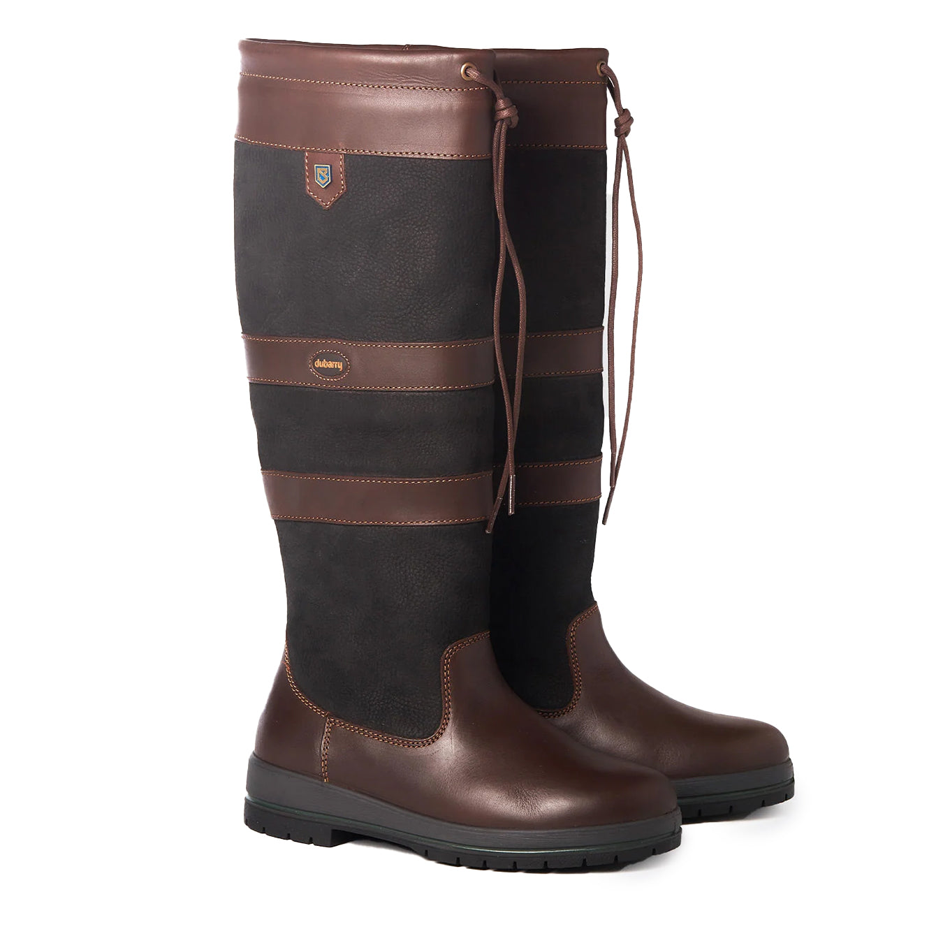 Dubarry Womens Galway Gortex Leather Boot Black Brown