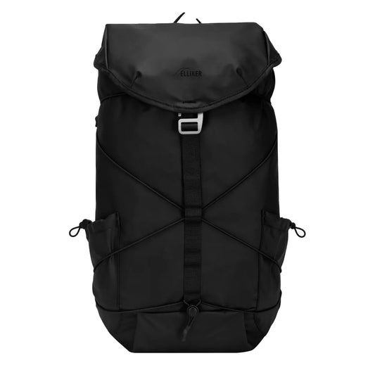 Elliker Wharfe Flap Over Backpack 22L Black