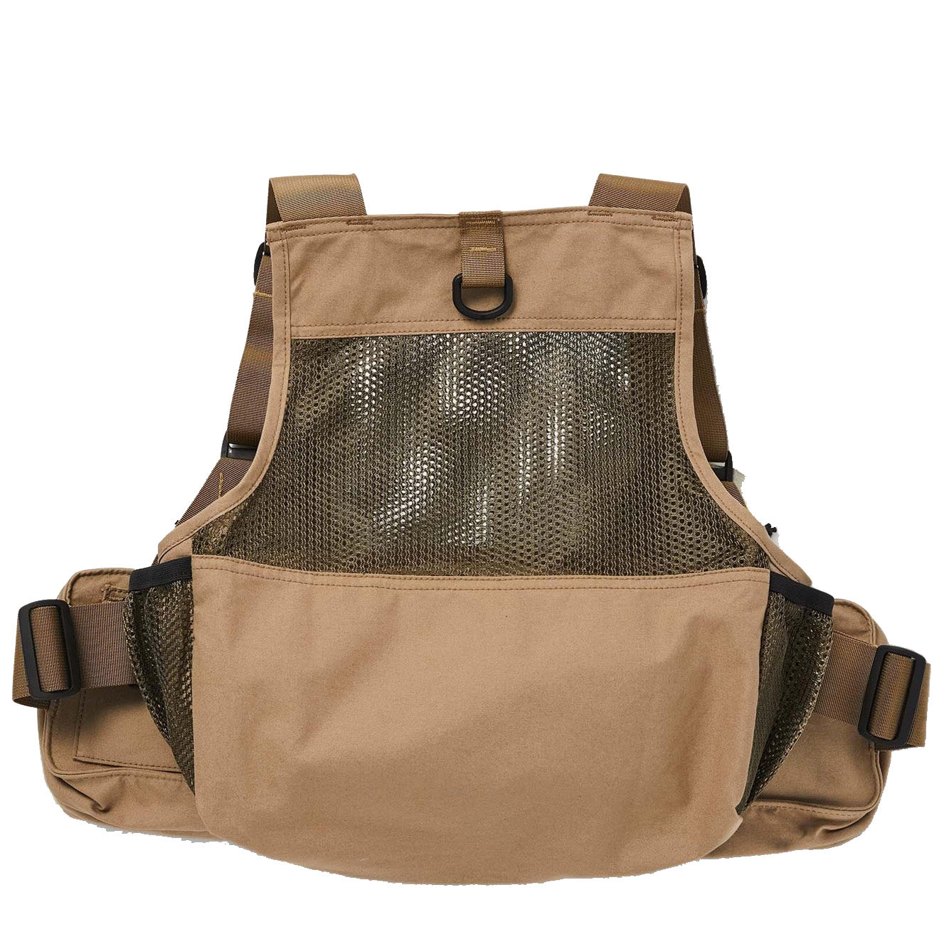 Filson Mesh Fishing Strap Vest Dark Tan | The Sporting Lodge